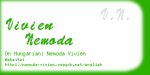 vivien nemoda business card